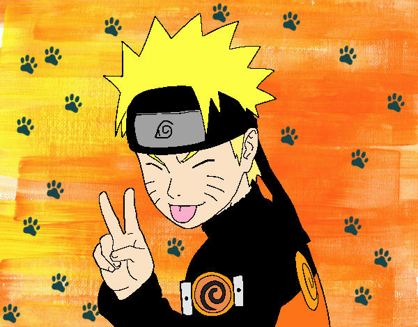 Naruto sacando lengua