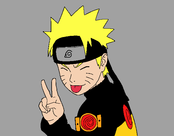 Naruto sacando lengua