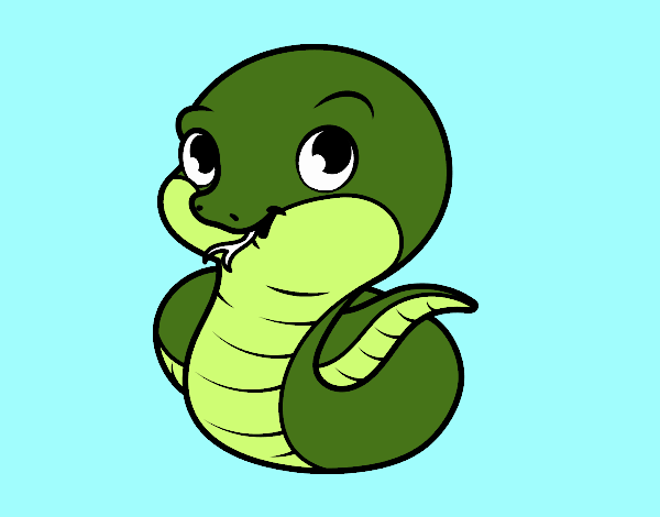 serpiente bebé