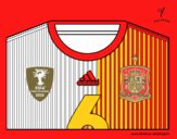 Camiseta del mundial de fútbol 2014 de España