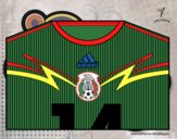 Camiseta del mundial de fútbol 2014 de México