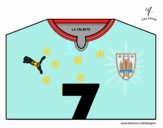 Camiseta del mundial de fútbol 2014 de Uruguay