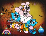 Gumball y amigos contentos