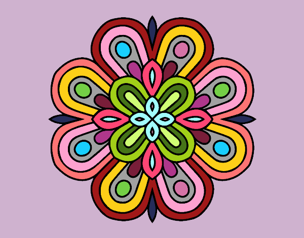 Dibujo de Mandala arte visual pintado por en  el día 29-07-21 a  las 01:17:40. Imprime, pinta o colorea tus propios dibujos!