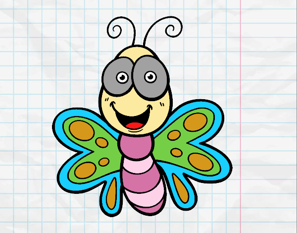 Mariposa sonriente