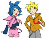 Rin y Len Kagamine Vocaloid