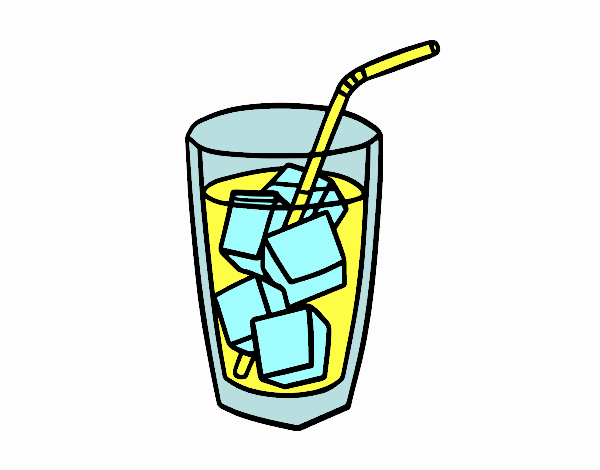 Un vaso de refresco