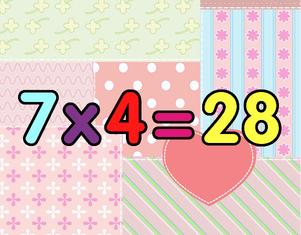 La gran multiplicación de 7x4