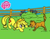 Applejack y Winona