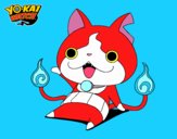 Jibanyan saludando