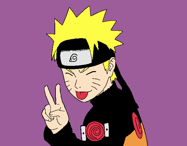 Naruto sacando lengua