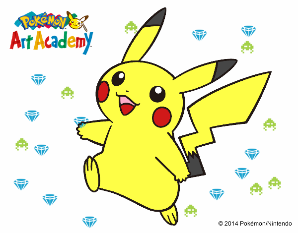 Pikachu en Pokémon Art Academy