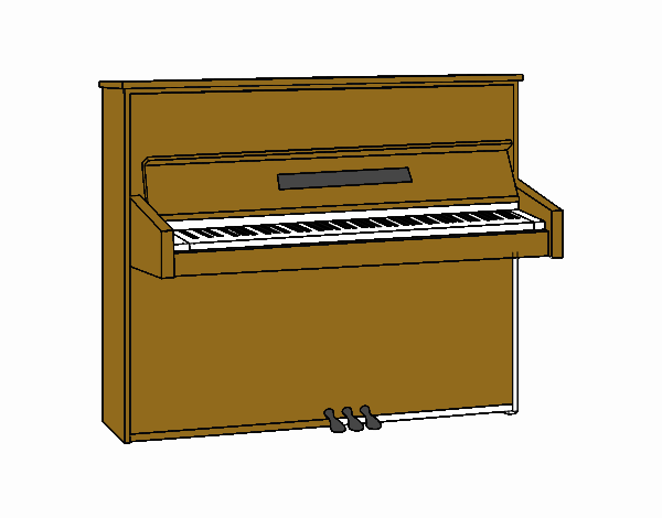 Un piano de pared