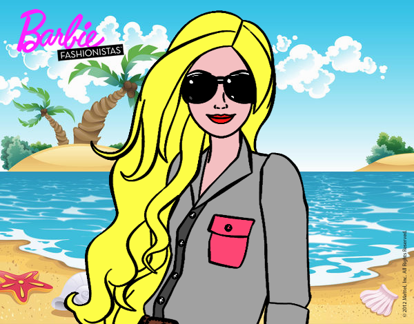 Barbie con gafas de sol