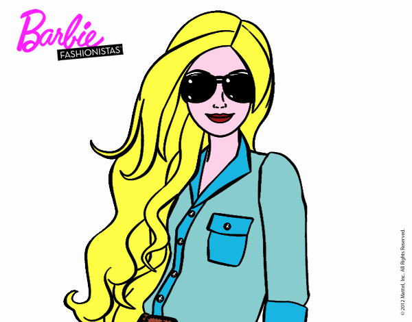 Barbie con gafas de sol