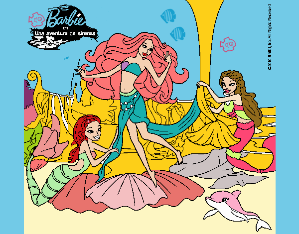 Barbie con sirenas