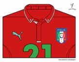 Camiseta del mundial de fútbol 2014 de Italia