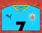 Camiseta del mundial de fútbol 2014 de Uruguay