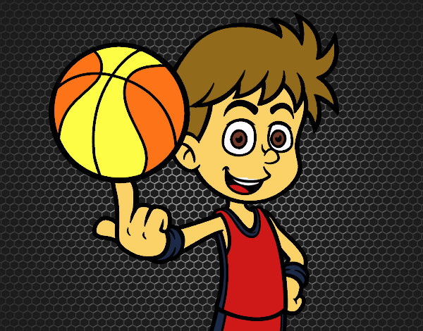 Jugador de baloncesto junior