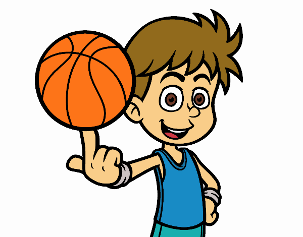 Jugador de baloncesto junior