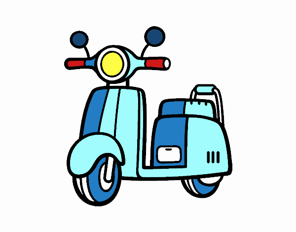 Una vespa