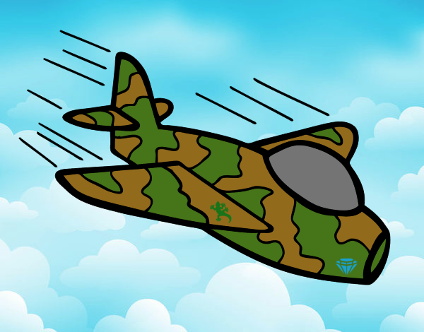 Avión de camuflaje