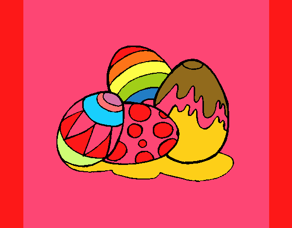 huevos coloridos