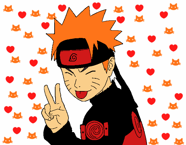 Naruto sacando lengua