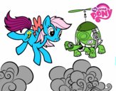 Rainbow Dash y la tortuga tanque