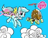 Rainbow Dash y la tortuga tanque