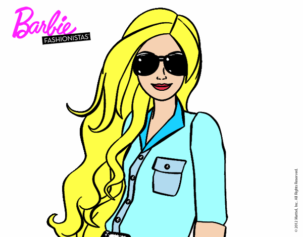 Barbie con gafas de sol