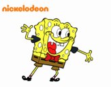 Bob Esponja saludando