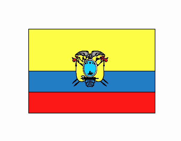 la bandera de ecuador