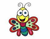 Mariposa sonriente