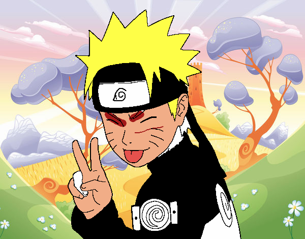 Naruto sacando lengua