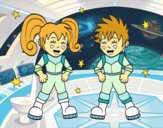 Niños astronautas