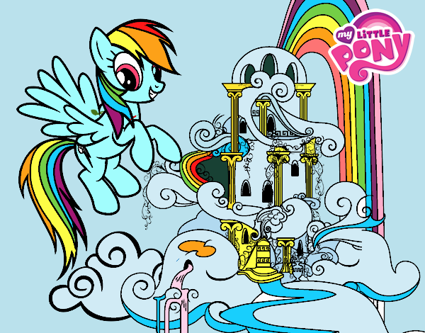 Rainbow Dash y su palacio