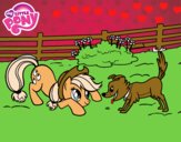 Applejack y Winona