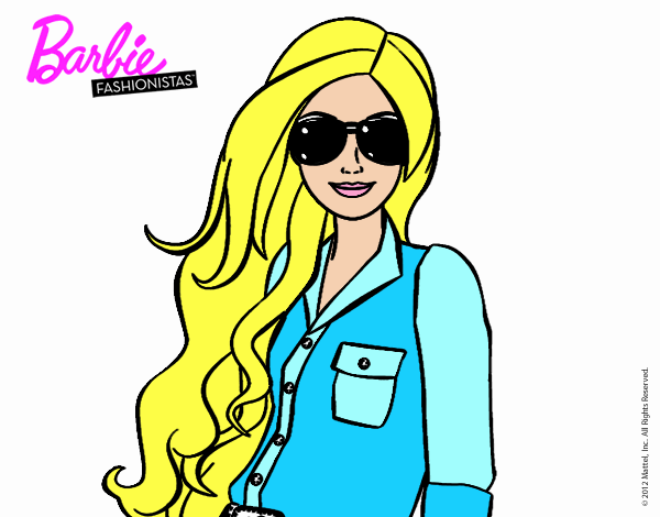 Barbie con gafas de sol