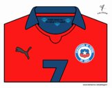 Camiseta del mundial de fútbol 2014 de Chile