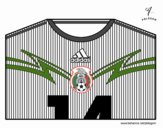 Camiseta del mundial de fútbol 2014 de México