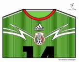 Camiseta del mundial de fútbol 2014 de México