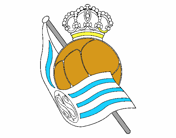 Escudo de la Real Sociedad de Fútbol