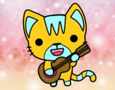 Gato guitarrista