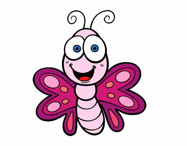 Mariposa sonriente