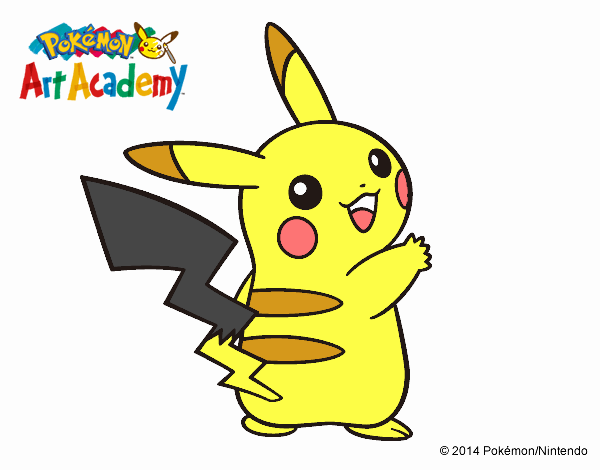 Pikachu de espaldas