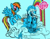 Rainbow Dash en su palacio