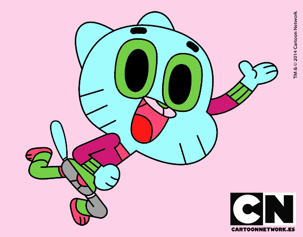 gumball watterson creo que sera el ultimo dibujo pintado por hoy