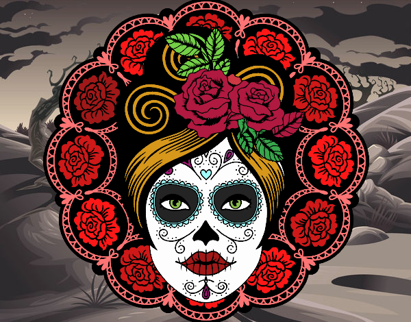 Calavera mejicana femenina