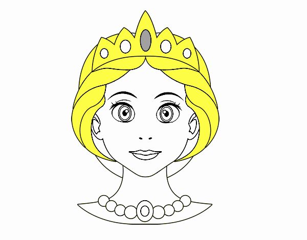 Dibujo de Cara de princesa pintado por en  el día 11-09-21 a las  17:35:12. Imprime, pinta o colorea tus propios dibujos!